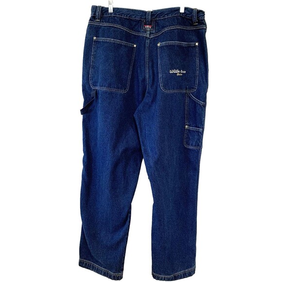 Vintage 90s NAS Willie Esco Duns Jeans Mens 36X32 Baggy Streetwear Hip Hop - Picture 10 of 14